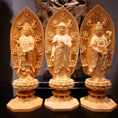 ไตรเทพแห่งประจิมทิศ (ซีฟางซานเสิ้ง) 42.5 cm