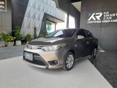 Toyota Vios 1.5E AT สีน้ำตาล ปี2013