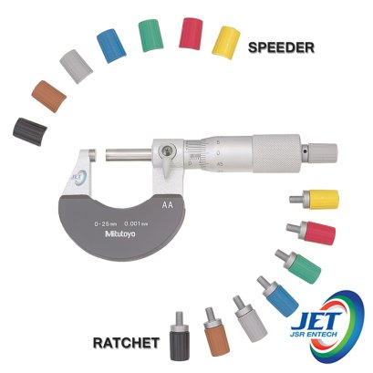 Mitutoyo Color-Coded Ratchet and Speeder Covers