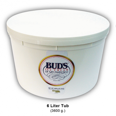 Bud'd Ice Cream 6 Liter Tub (3,600 g.)