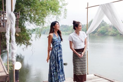 “จิ๊บ-ปกฉัตร” โคฟเป็นสาวมอญ ล้วงความลับราชบุรี “เจดีย์หนีน้ำ!”