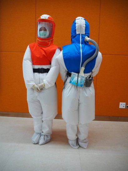 ชุดหน้ากาก PAPR ฝีมือไทยชุดเกราะพร้อมรบโควิด-19 กู้วิกฤติทดแทน N95