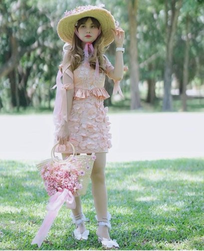 Embroidery Lace Princess Dress