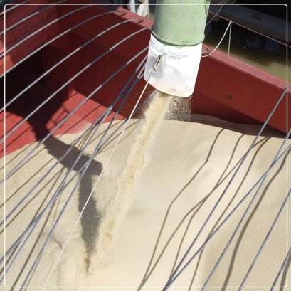 Loose bulk loading in vessel 