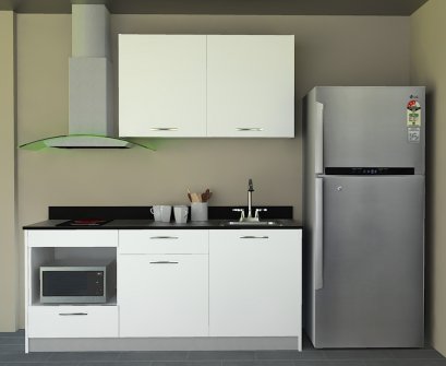 厨房套装 W180,白色的。