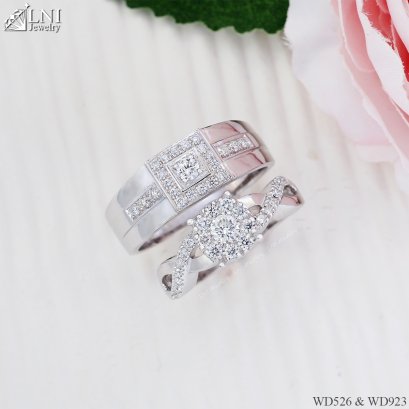 แหวนเพชรคู่ WD526 & WD923