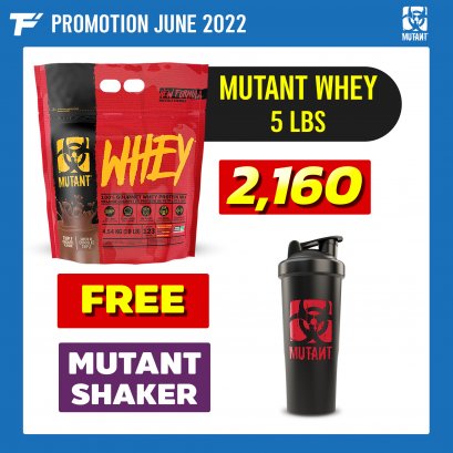Mutant Whey 100% Whey Protein - 5 LB FREE MUTANT DELUXE SHAKER