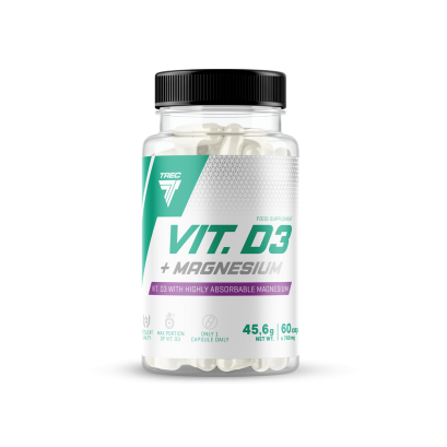TREC VIT. D3 + MAGNESIUM 60 Caps