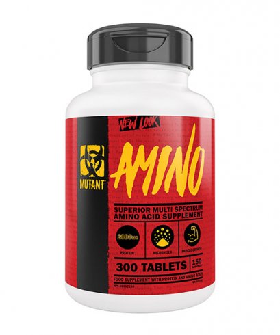 Mutant Amino 300 Tablets  - Full Spectrum Amino Acid Supplement that Supports Muscle Growth and Recovery