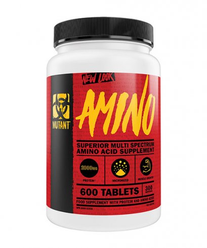 Mutant Amino 600 Tablets  - Full Spectrum Amino Acid Supplement that Supports Muscle Growth and Recovery