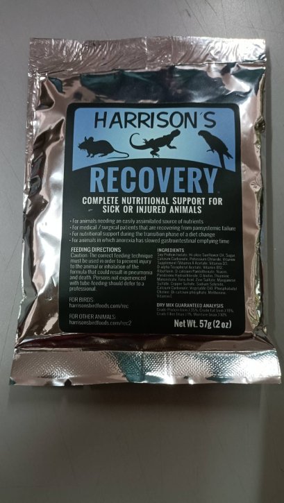 RECOVERY FORMULA อาหารนก ฟื้นฟูสุขภาพ 57 กรัม