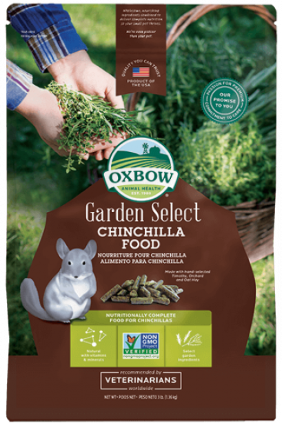 OXBOW Garden Select Chinchilla Food อาหารชินชิลล่าสูตรการ์เด้น 1.36 กก.
