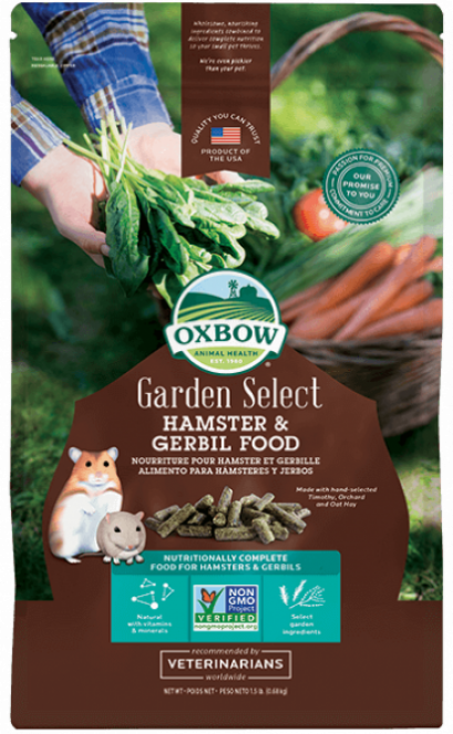OXBOW Garden Select Hamster & Gerbil Food อาหารแฮมเตอร์ สูตรการ์เด้นซีเล็ค 1.13 กก.