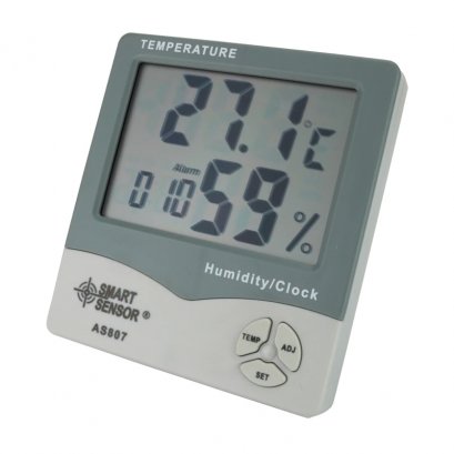 Smart Sensor AS807 เครื่องวัดอุณหภูมิความชื้น Temperature / Humidity / Clock  @ ราคา