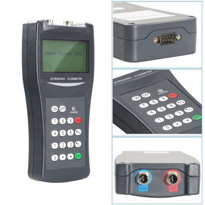 TDS-100H มิเตอร์วัดอัตราการไหล เครื่องวัดอัตราการไหล อัลตร้าโซนิก Handheld Ultrasonic Flow Meter Flowmeter with Clamp on Sensor / ราคา