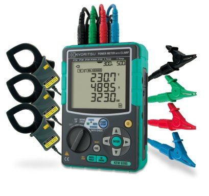 KYORITSU 6305-01 พาวเวอร์มิเตอร์วัดพลังงานไฟฟ้า Clamp KEW8125 AC 500A x 3 / ราคา