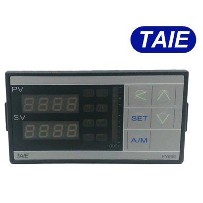 TAIE FY600-101000 เครื่องวัดและควบคุมอุณภูมิ Digital Temperature Controller (Size 48x96 mm. แนวนอน) (Supply 15-50VDC) (1 Output Relay) (1 Alarm Relay) (Input PT-100)  @ ราคา