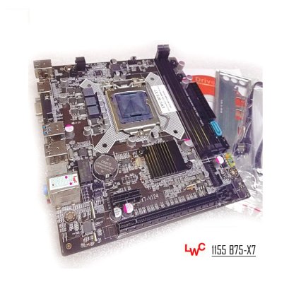 เมนบอร์ด1155 B75-X7 (Rev.2) M.2 ของใหม่