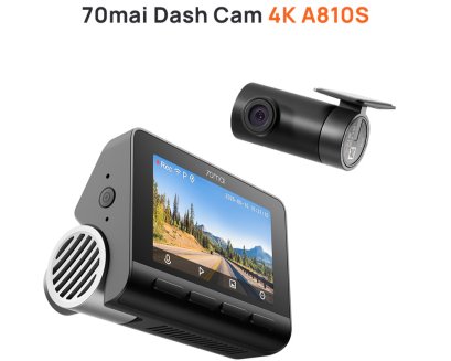 70mai เปิดตัวกล้องติดรถยนต์รุ่นเรือธงใหม่ล่าสุด A810S มอบความคมชัดระดับ 4K อย่างเหนือชั้น คมชัดระดับ 4K รอบด้าน พัฒนาสู่ประสิทธิภาพสูงสุด