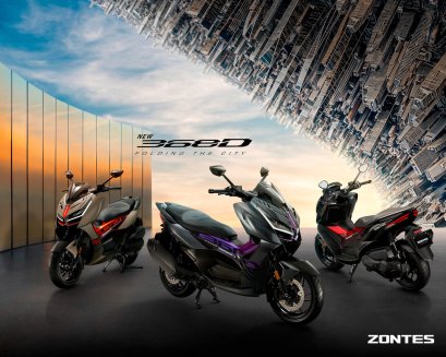 มาแล้ว! ZONTES 368D  ซิตี้สกู๊ตเตอร์พรีเมียมสปอร์ต 368 ซีซี แรงสุดในคลาส ราคาช่วงเปิดตัว 139,900 บาท!