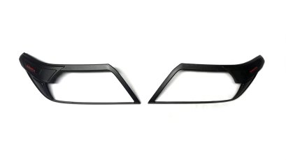 41.ครอบไฟหน้า (ผิวดำโลโก้แดง)