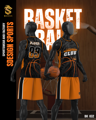 ชุดกีฬาบาสเกตบอล พิมพ์ลายทั้งตัว เนื้อผ้า &quot;นาโนเทค&quot; BK 032