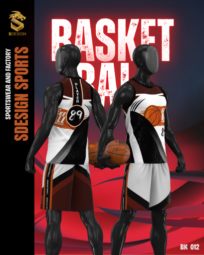 ชุดกีฬาบาสเกตบอล พิมพ์ลายทั้งตัว เนื้อผ้า &quot;นาโนเทค&quot; BK 012