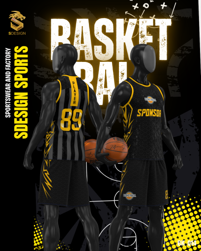 ชุดกีฬาบาสเกตบอล พิมพ์ลายทั้งตัว เนื้อผ้า &quot;นาโนเทค&quot; BK 016