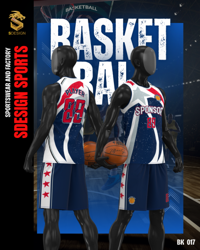 ชุดกีฬาบาสเกตบอล พิมพ์ลายทั้งตัว เนื้อผ้า &quot;นาโนเทค&quot; BK 017