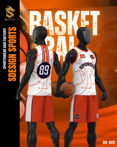 ชุดกีฬาบาสเกตบอล พิมพ์ลายทั้งตัว เนื้อผ้า &quot;นาโนเทค&quot; BK 020