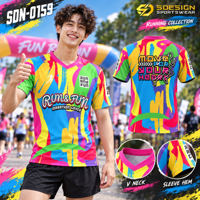 เสื้อวิ่งแขนสั้น  เสื้อวิ่งรหัส SDN-0159 เติมความเท่สไตล์แคมปัสให้วันแอ็กทีฟ แมตช์กับกางเกงตัวโปรด แล้วชวนเพื่อนออกไปวิ่งก่อนแวะถ่ายรูปด้วยกัน