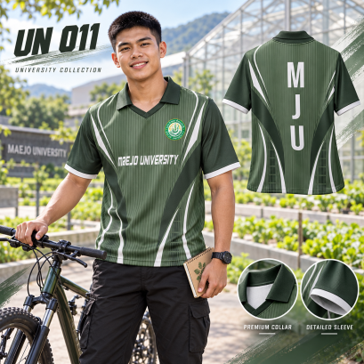 เสื้อมหาวิทยาลัย พิมพ์ลายทั้งตัว เนื้อผ้า "นาโนเทค" UN 011