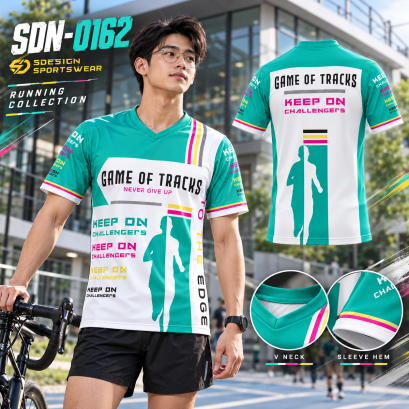 เสื้อวิ่งแขนสั้น เสื้อวิ่งรหัส SDN-0162 เติมความคล่องตัวให้สไตล์การแต่งตัว จับคู่ลุคสปอร์ตในวันแคมปัส แล้วพร้อมไปต่อกับนัดวิ่งช่วงเย็น