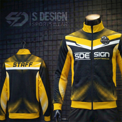 เสื้อกีฬาแจ็คเก็ต พิมพ์ลายทั้งตัว เนื้อผ้า "นาโนเทค" SD 189