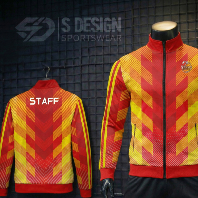 เสื้อกีฬาแจ็คเก็ต พิมพ์ลายทั้งตัว เนื้อผ้า "นาโนเทค" SD 179