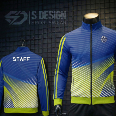 เสื้อกีฬาแจ็คเก็ต พิมพ์ลายทั้งตัว เนื้อผ้า "นาโนเทค" SD 178