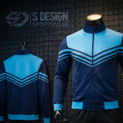 เสื้อกีฬาแจ็คเก็ต พิมพ์ลายทั้งตัว เนื้อผ้า "นาโนเทค" SD 176