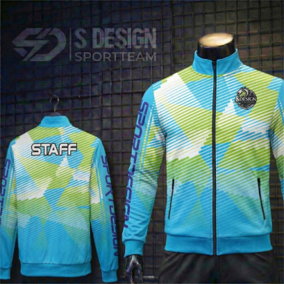 เสื้อกีฬาแจ็คเก็ต พิมพ์ลายทั้งตัว เนื้อผ้า "นาโนเทค" SD 199