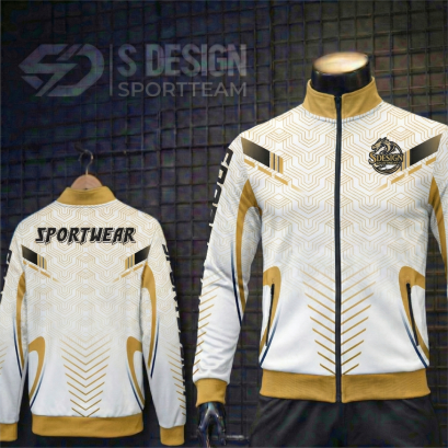 เสื้อกีฬาแจ็คเก็ต พิมพ์ลายทั้งตัว เนื้อผ้า "นาโนเทค" SD 201