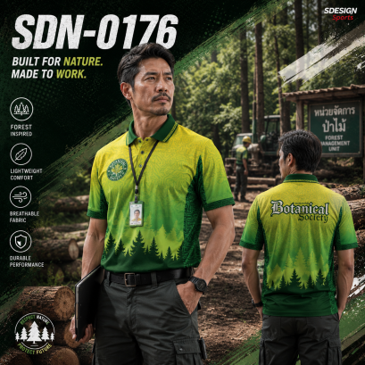 เสื้อกีฬาฟุตบอล พิมพ์ลายทั้งตัว เนื้อผ้า "นาโนเทค" SDN-0176