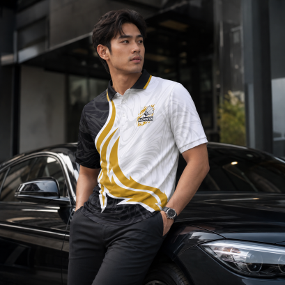 เสื้อกีฬาฟุตบอล พิมพ์ลายทั้งตัว เนื้อผ้า "นาโนเทค" SDN-0112
