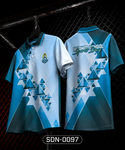 เสื้อกีฬาฟุตบอล พิมพ์ลายทั้งตัว เนื้อผ้า "นาโนเทค" SDN-0097