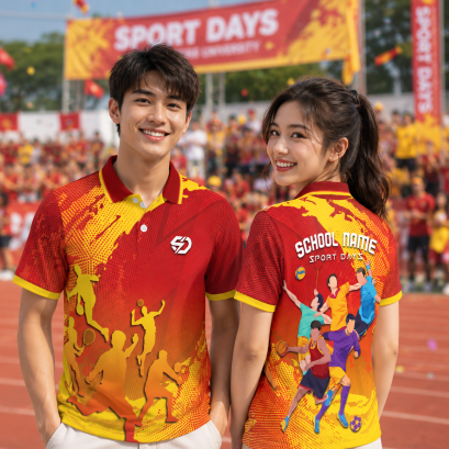 เสื้อกีฬาฟุตบอล พิมพ์ลายทั้งตัว เนื้อผ้า "นาโนเทค" SDN-0100