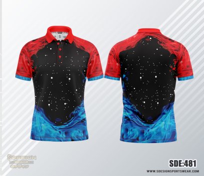 เสื้อคอปก แขนสั้น มีกระดุม เนื้อผ้า "นาโนเทค" POLO Sport Shirt UNIFORM  : SDSC19122023_SDE481