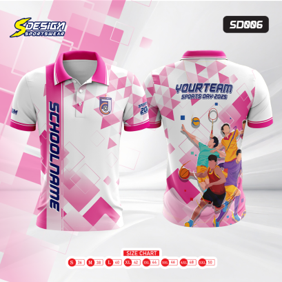 เสื้อกีฬาฟุตบอล พิมพ์ลายทั้งตัว เนื้อผ้า "นาโนเทค" SD006