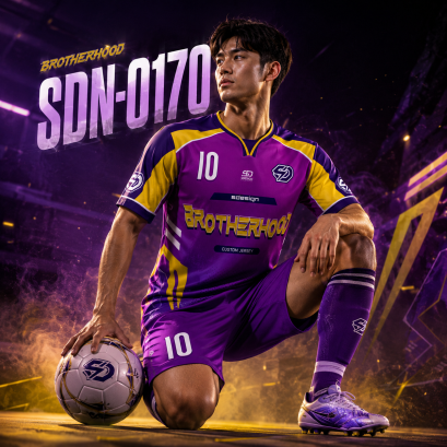 เสื้อกีฬาฟุตบอล พิมพ์ลายทั้งตัว เนื้อผ้า "นาโนเทค"SDN-0170