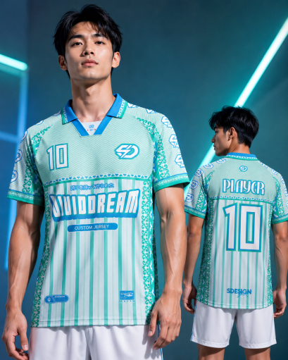 เสื้อกีฬาฟุตบอล พิมพ์ลายทั้งตัว เนื้อผ้า "นาโนเทค"SDN-0185