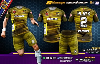 เสื้อกีฬาฟุตบอล พิมพ์ลายทั้งตัว เนื้อผ้า "นาโนเทค" SDE031