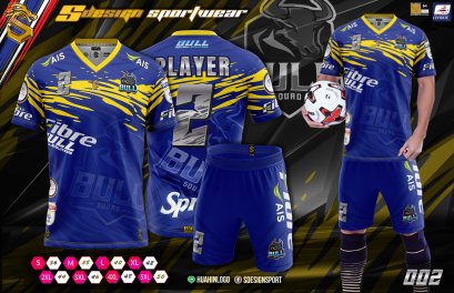 เสื้อกีฬาฟุตบอล พิมพ์ลายทั้งตัว เนื้อผ้า "นาโนเทค" SDSC004052021