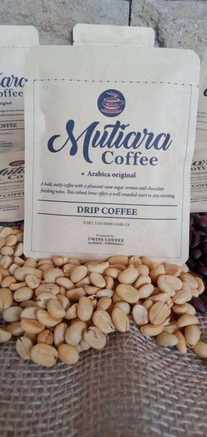 Mutiara Coffee - Arabica Drip Coffee @15gr (10pcs)